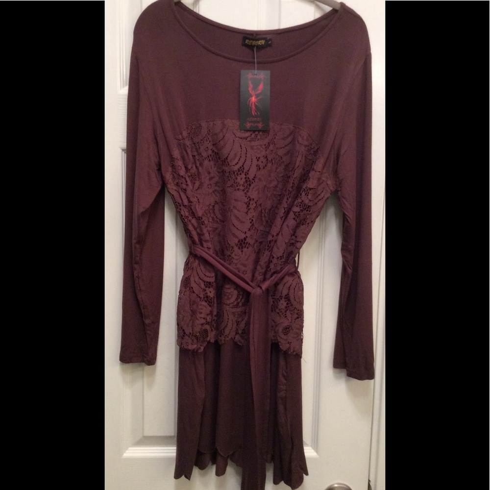 Reborn Lace Scallop Tunic! NWT